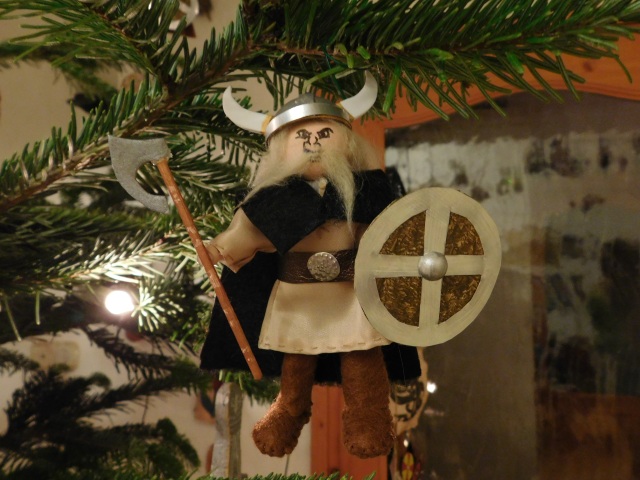 viking harcos karácsonyfán