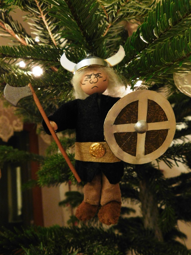 viking harcos karácsonyfán