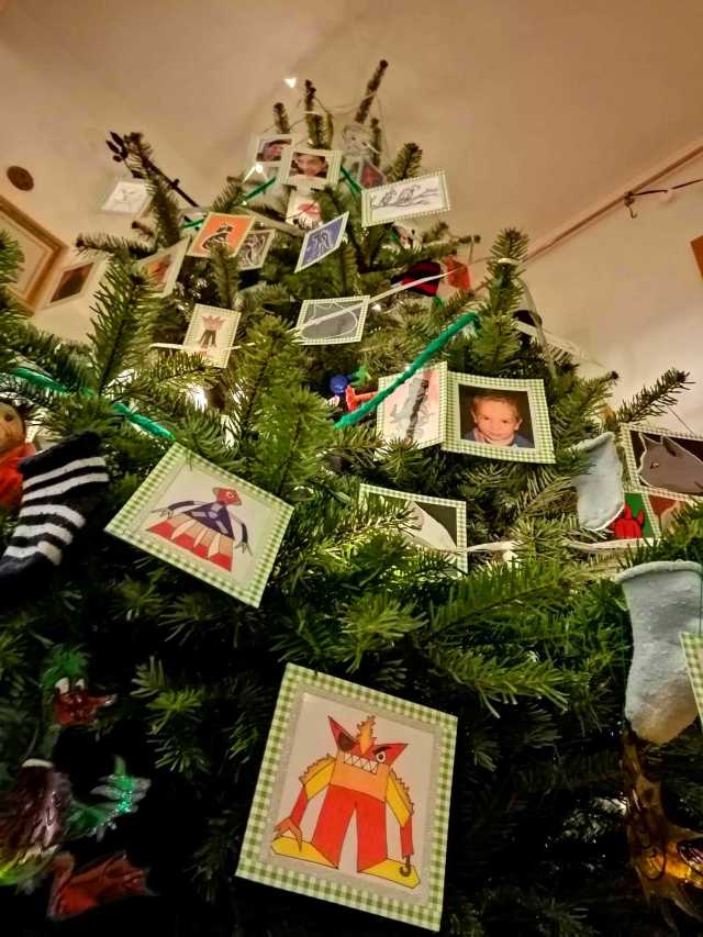 karácsonyfa gyeerekrajzok
